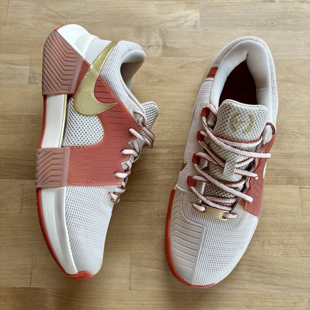 Nike Women's 9 GP Challenge 1 PRM Hard Court Tennis Shoes (FQ3164-103) Gold Rust - Picture 3 of 11